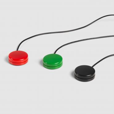 This is a picture of a Twister Pro in red, green and black