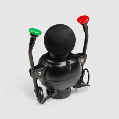 This is a photo of wheelchair joysticks by mo-vis